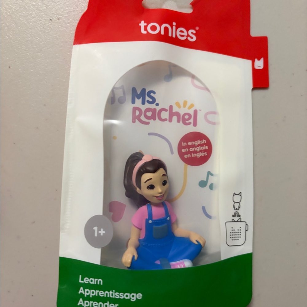Tonies Ms. Rachel Learn Tonie Figure - Blue and Pink